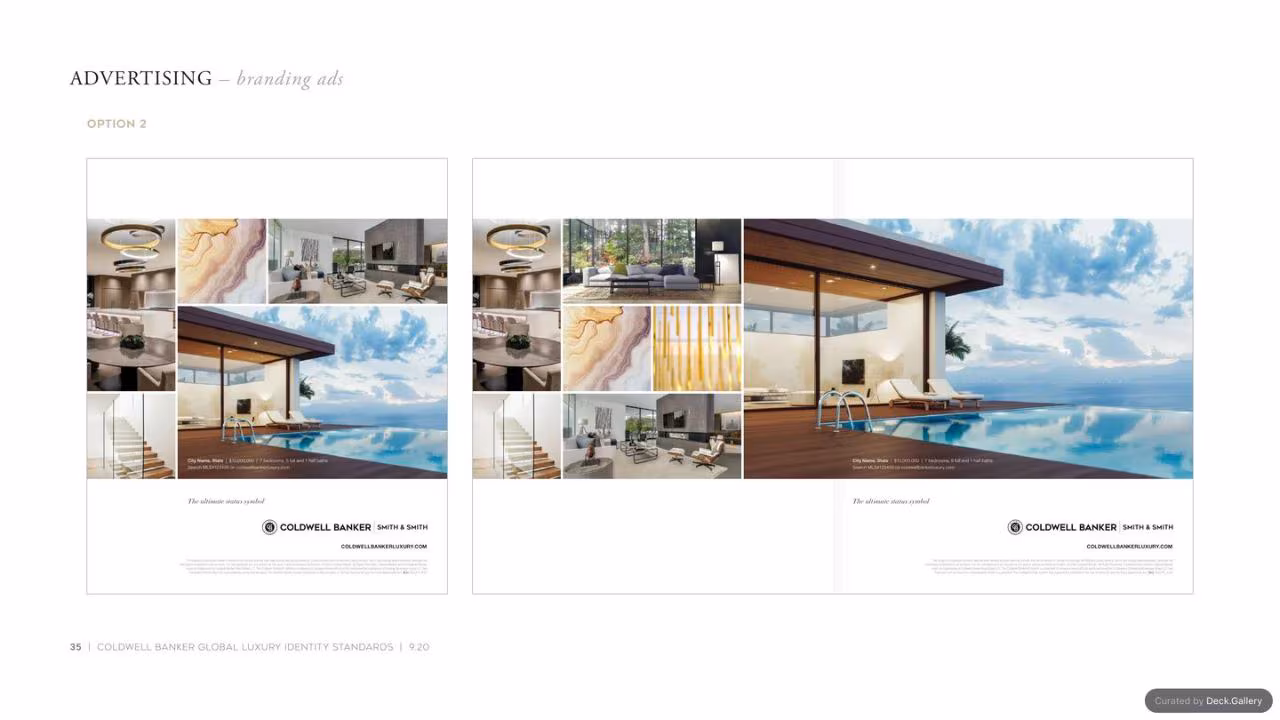 Coldwell Banker Identity Standards 2020, slide 35