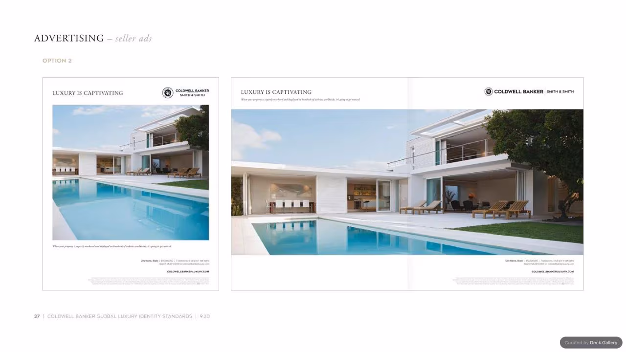 Coldwell Banker Identity Standards 2020, slide 37