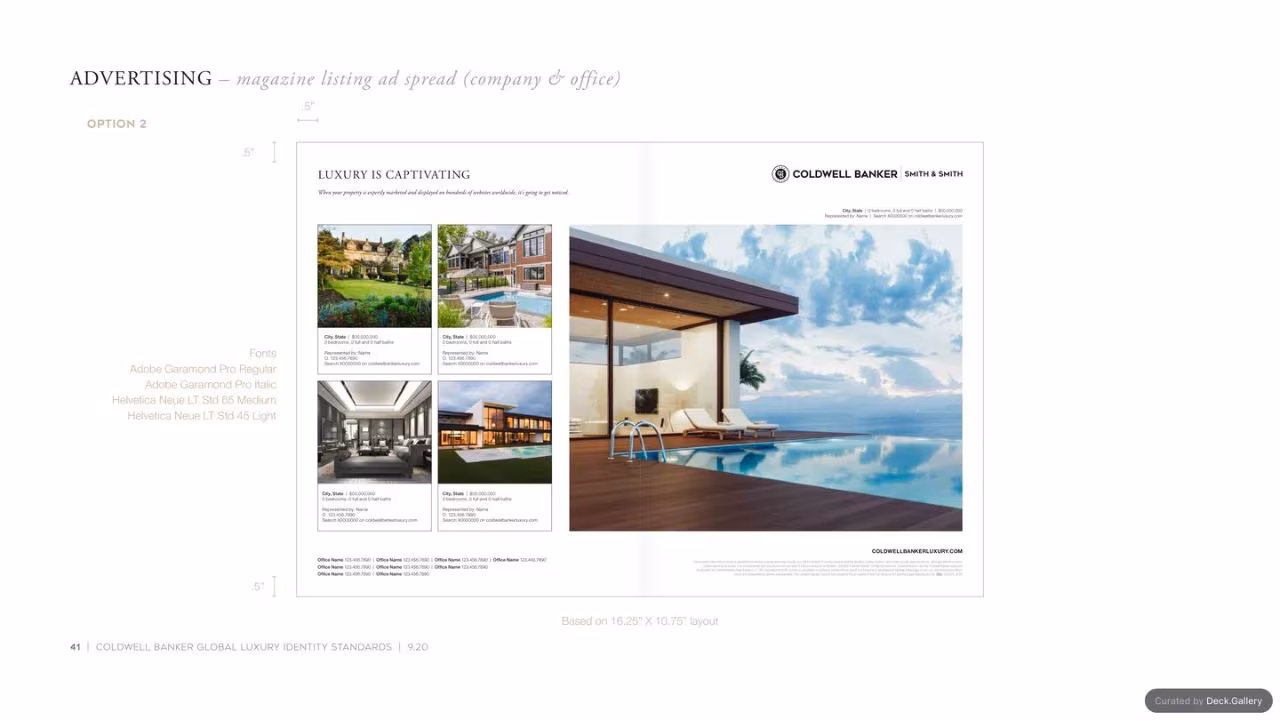Coldwell Banker Identity Standards 2020, slide 41
