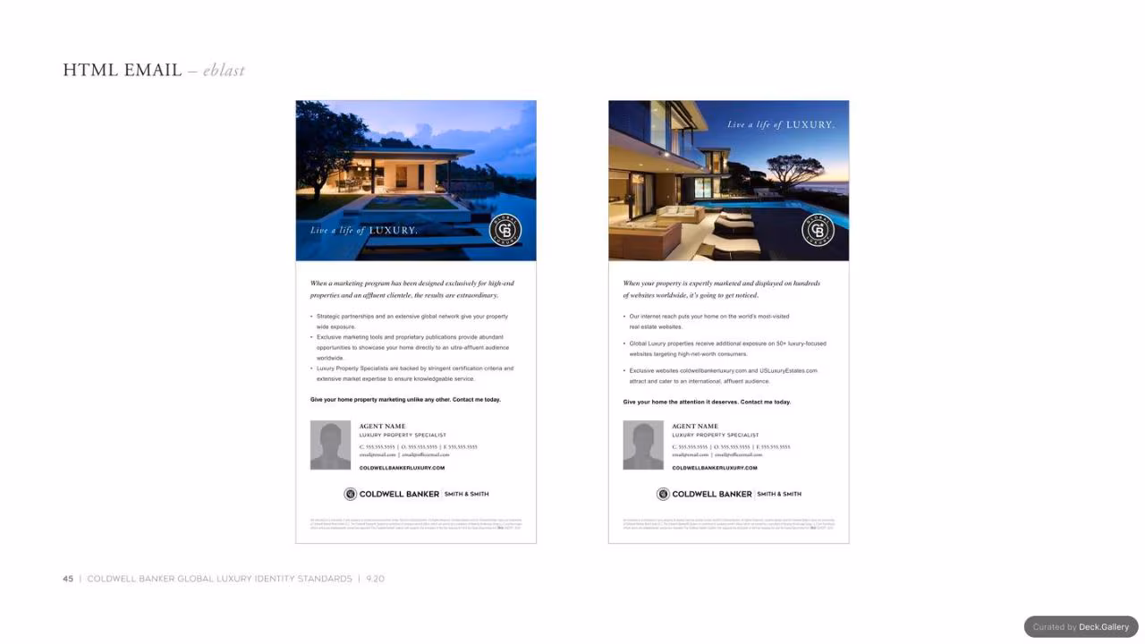 Coldwell Banker Identity Standards 2020, slide 45