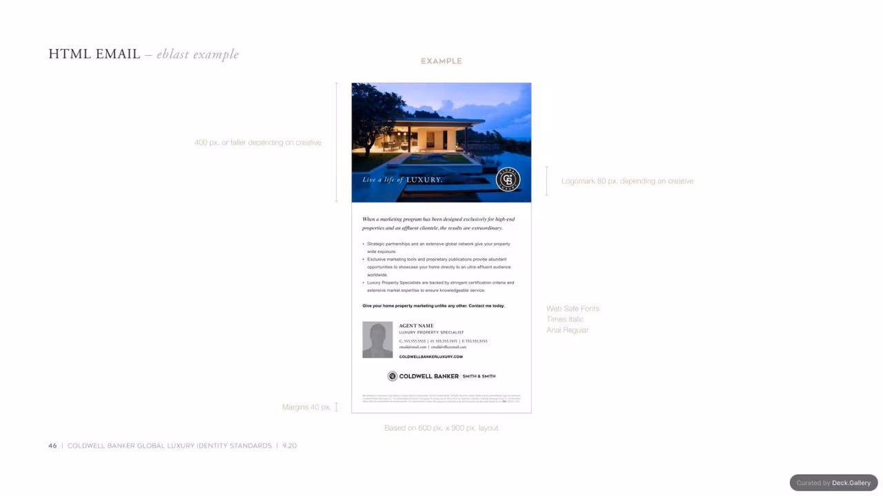Coldwell Banker Identity Standards 2020, slide 46