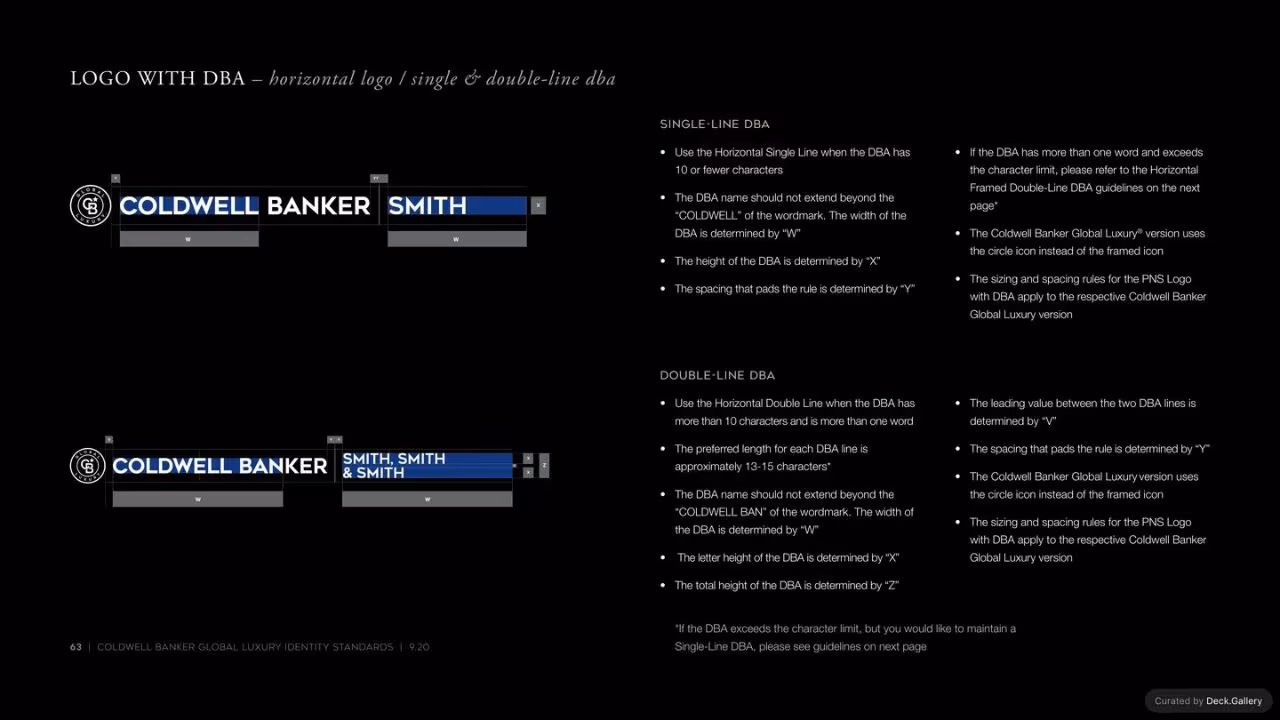 Coldwell Banker Identity Standards 2020, slide 63
