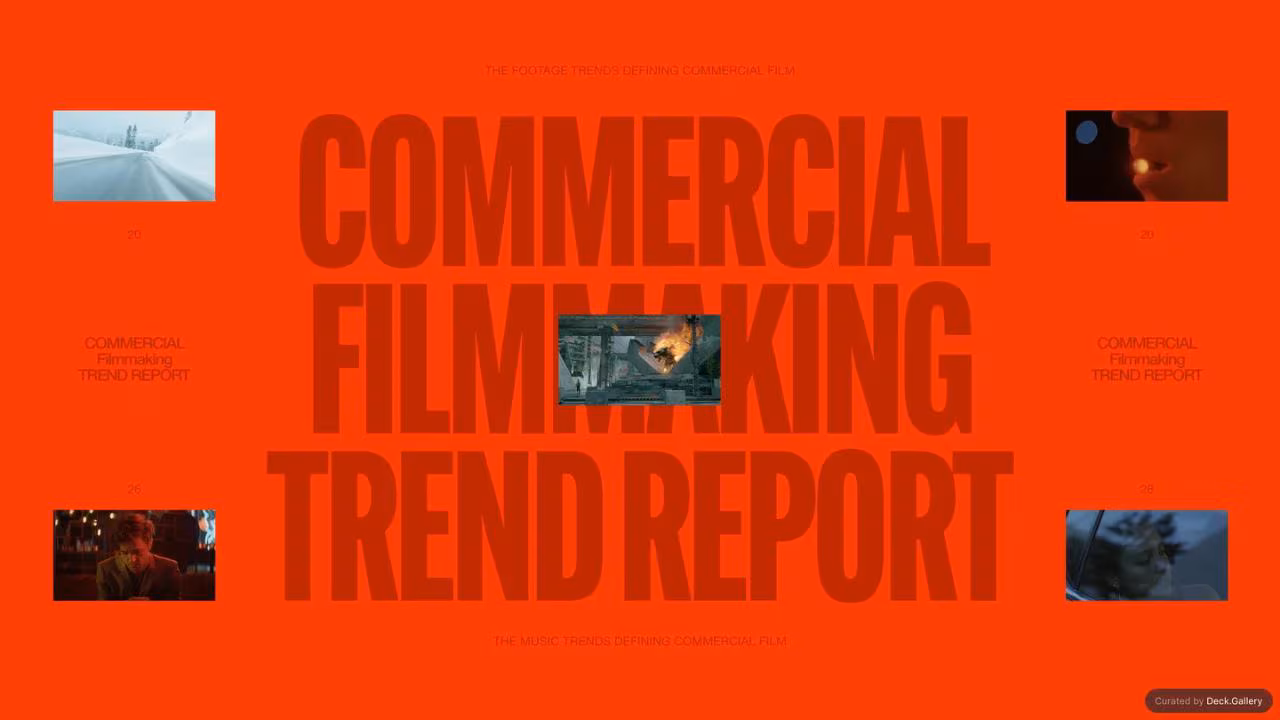 Commercial Filmmaking Trend Report 2026