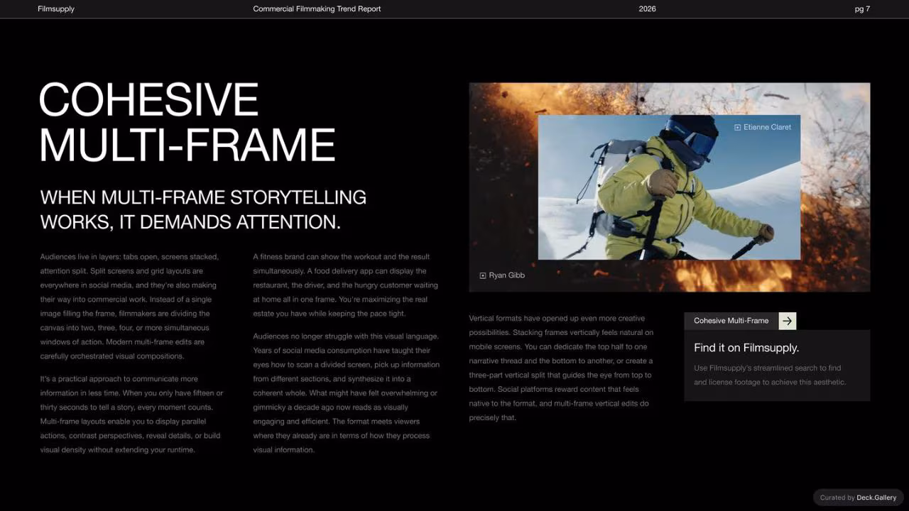 Commercial Filmmaking Trend Report 2026, page 7