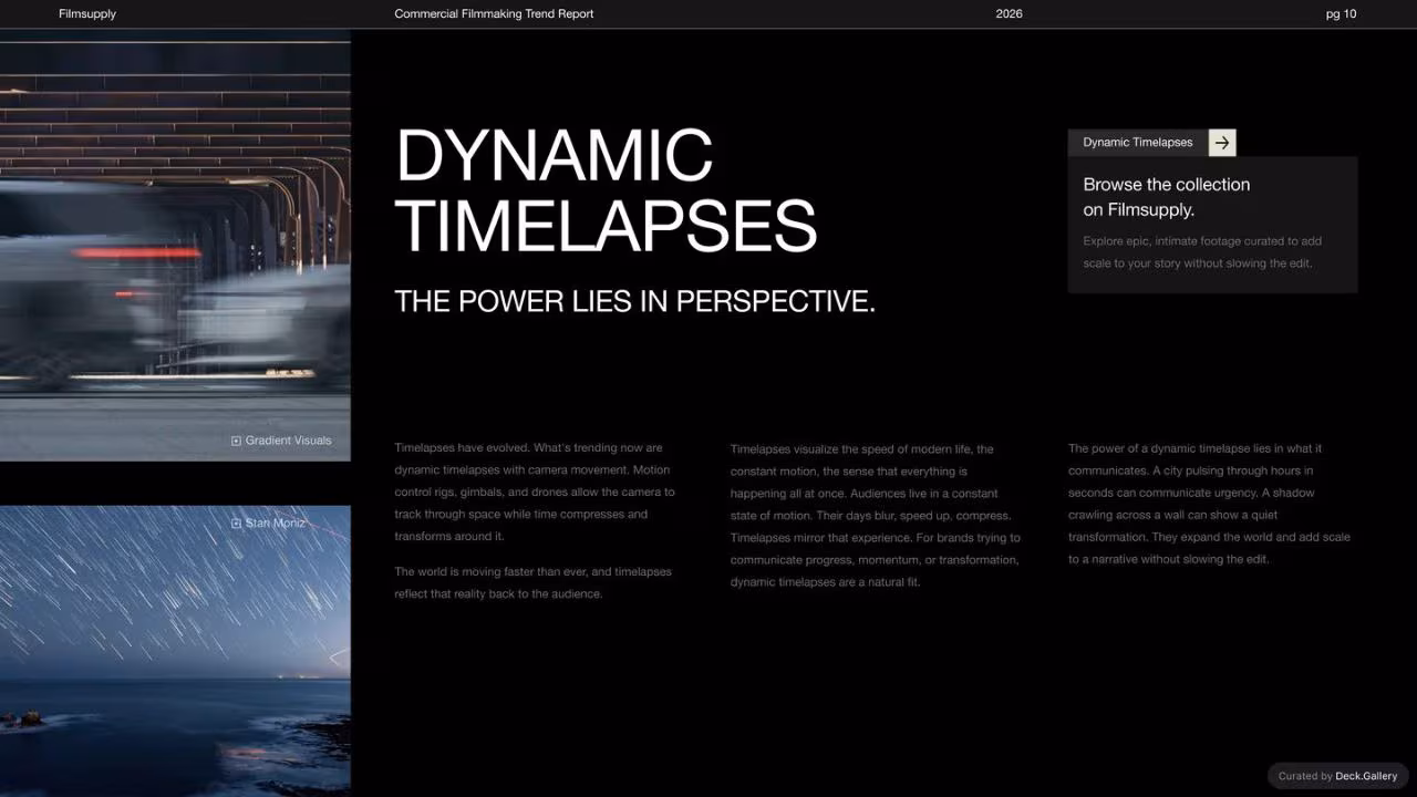 Commercial Filmmaking Trend Report 2026, slide 10