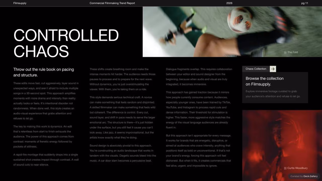 Commercial Filmmaking Trend Report 2026, slide 11