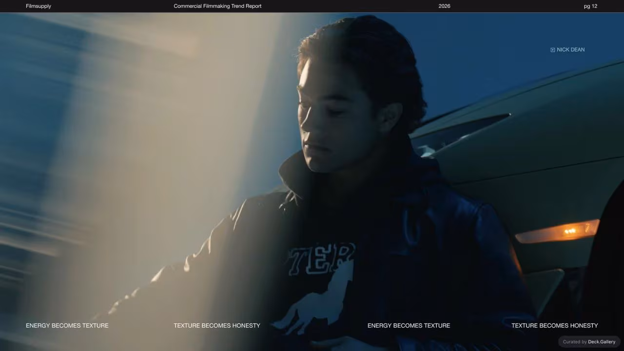 Commercial Filmmaking Trend Report 2026, slide 12
