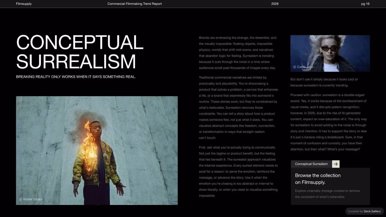 Commercial Filmmaking Trend Report 2026, slide 16