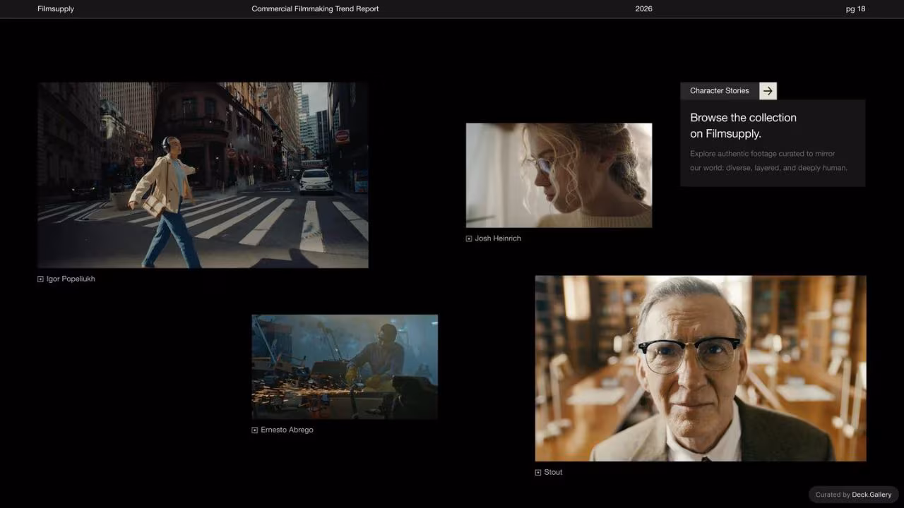 Commercial Filmmaking Trend Report 2026, slide 18