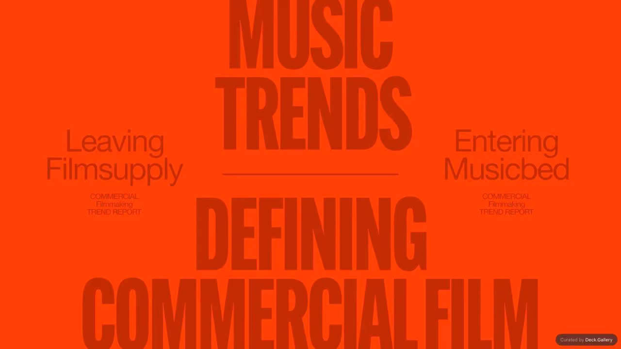 Commercial Filmmaking Trend Report 2026, slide 19