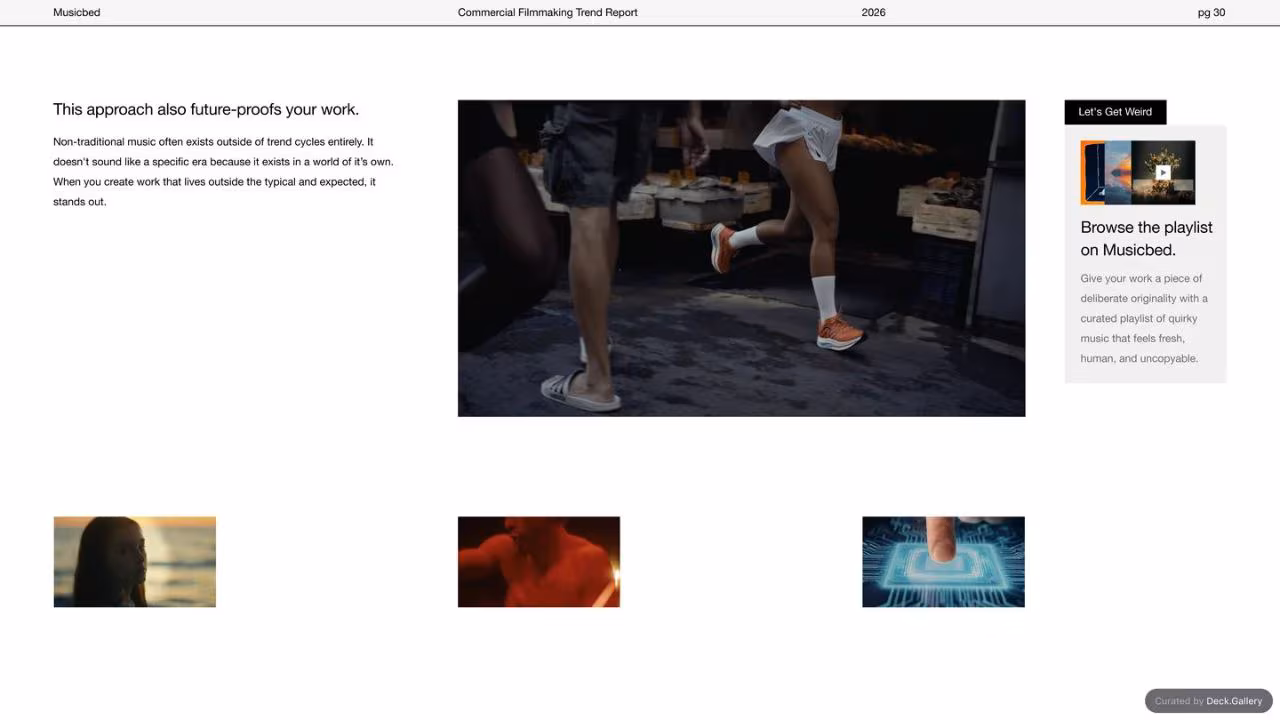Commercial Filmmaking Trend Report 2026, slide 30