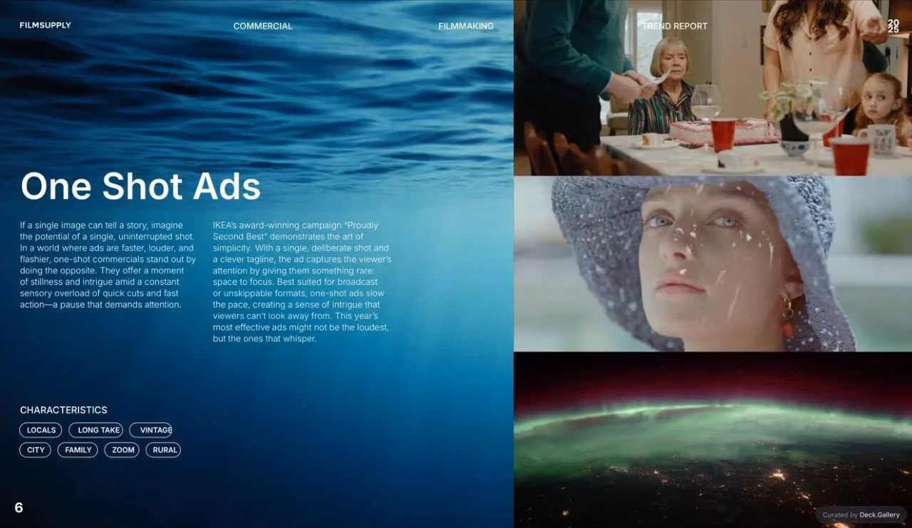 Filmsupply Commercial Filmmaking Trend Report 2025, slide 6