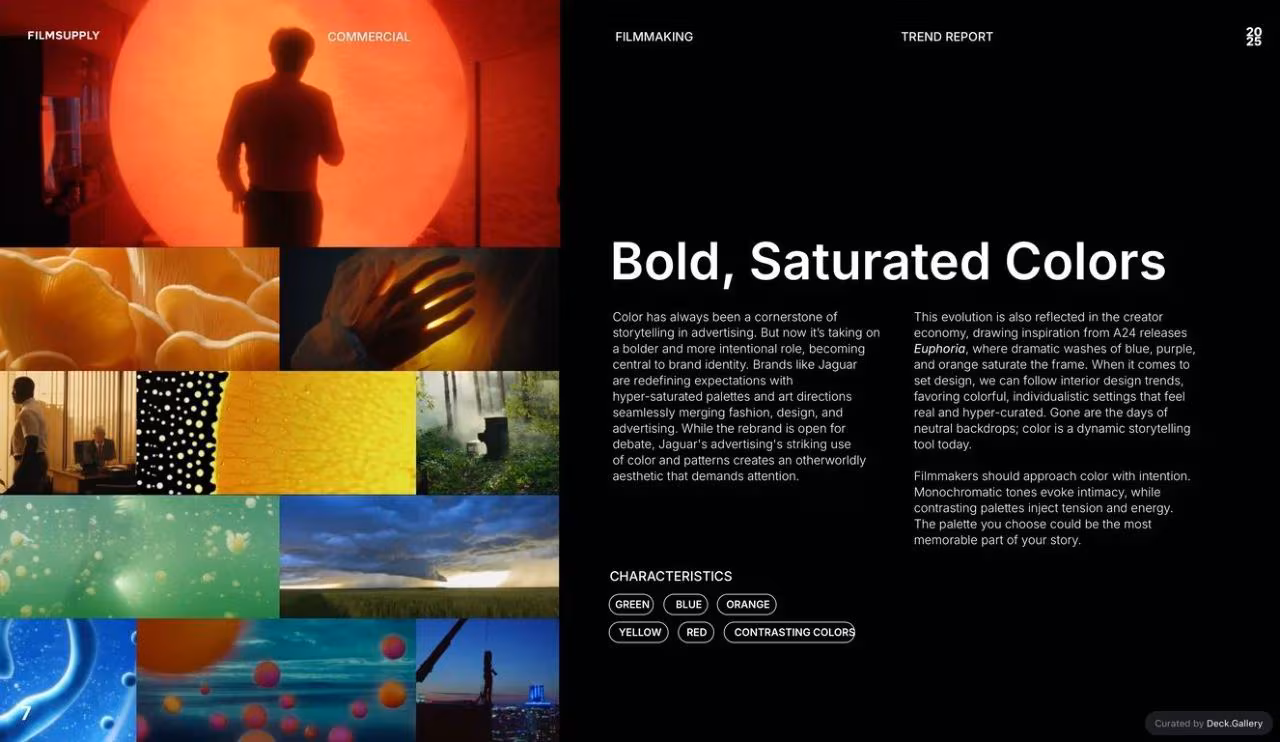 Filmsupply Commercial Filmmaking Trend Report 2025, page 7