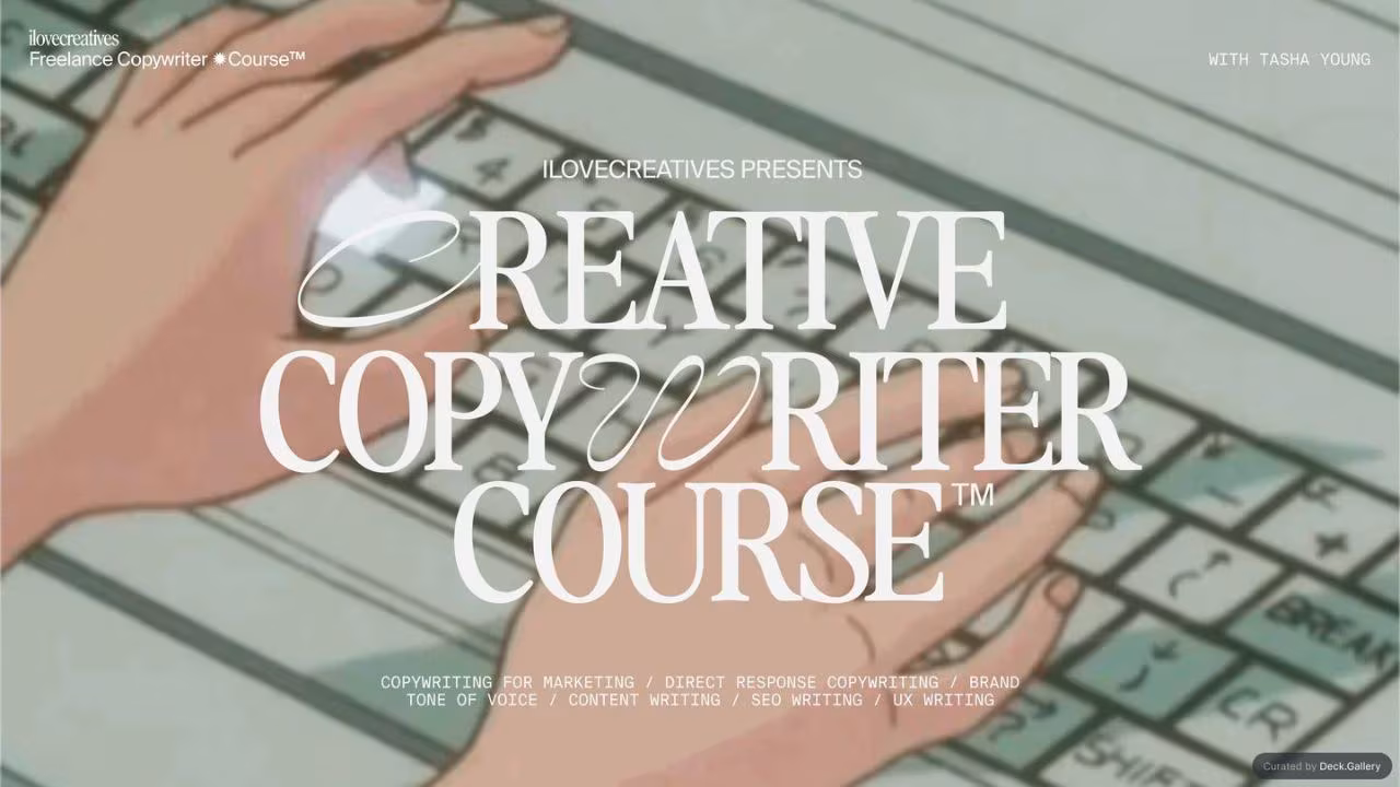 iLoveCreatives Creative Copywriter Course