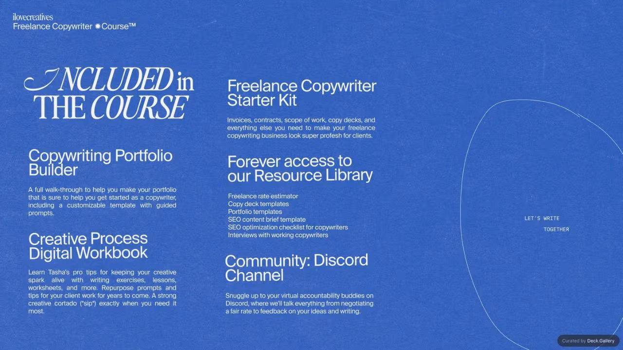 iLoveCreatives Creative Copywriter Course, slide 12