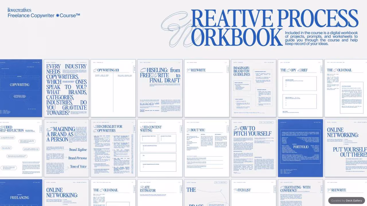 iLoveCreatives Creative Copywriter Course, slide 14