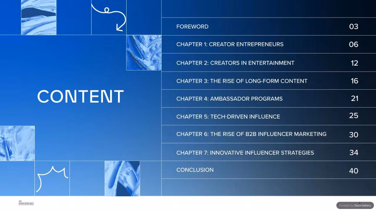 Billion Dollar Boy Creator Era Report 2025, slide 2
