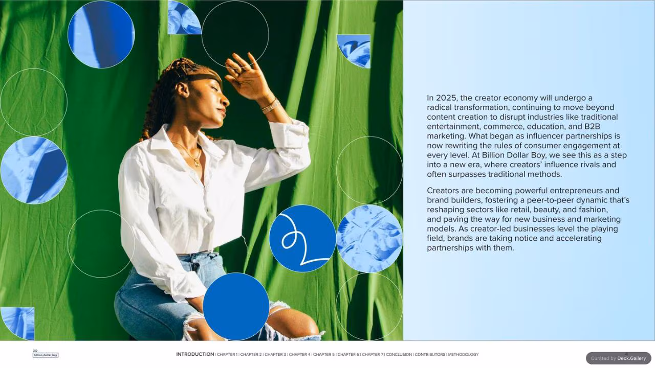 Billion Dollar Boy Creator Era Report 2025, slide 4