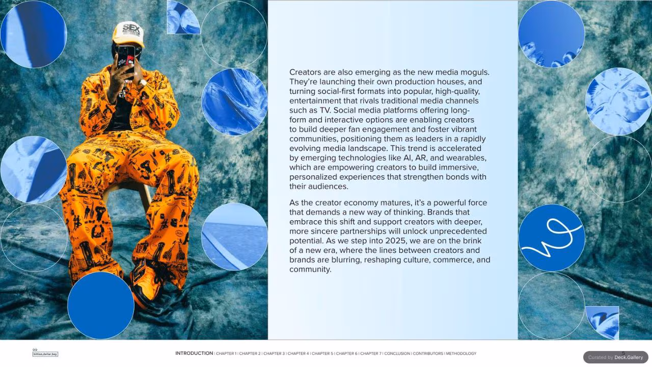 Billion Dollar Boy Creator Era Report 2025, slide 5