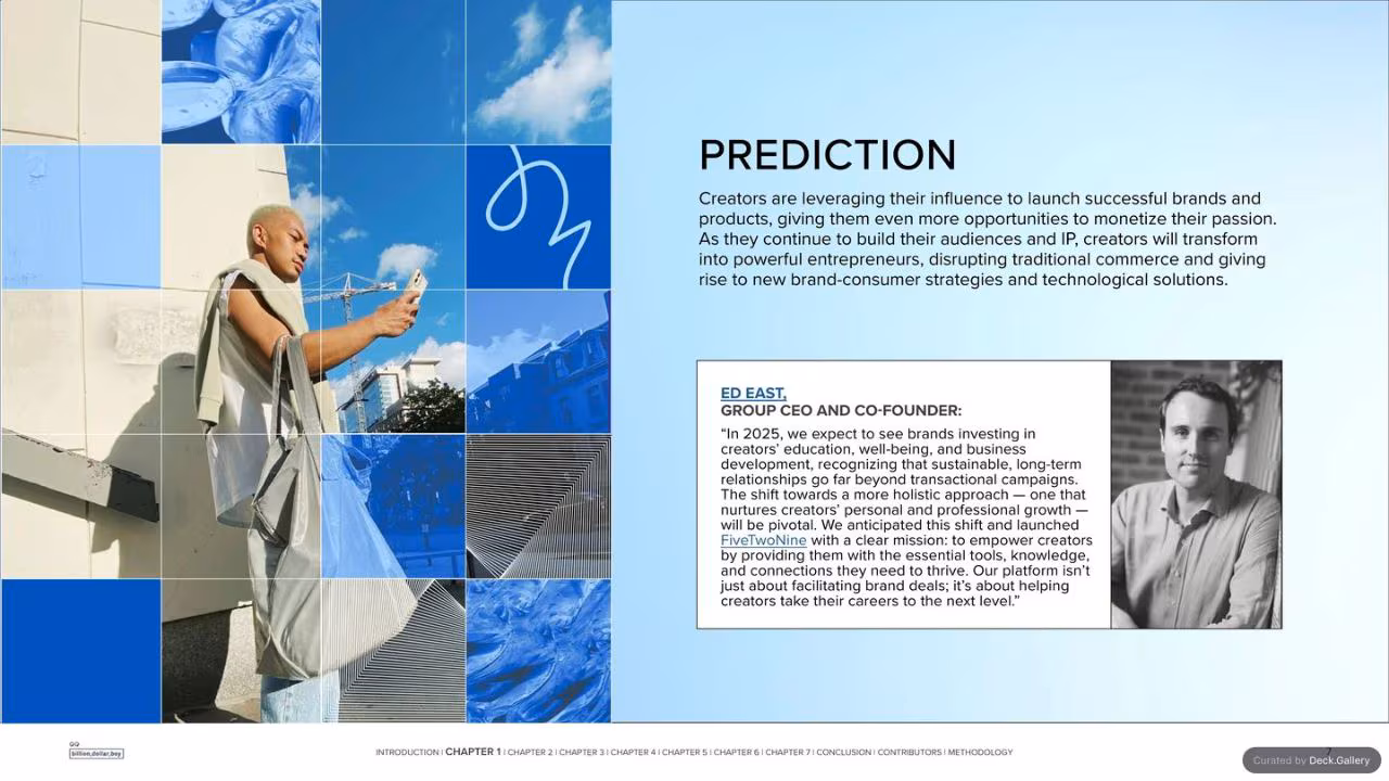 Billion Dollar Boy Creator Era Report 2025, slide 7