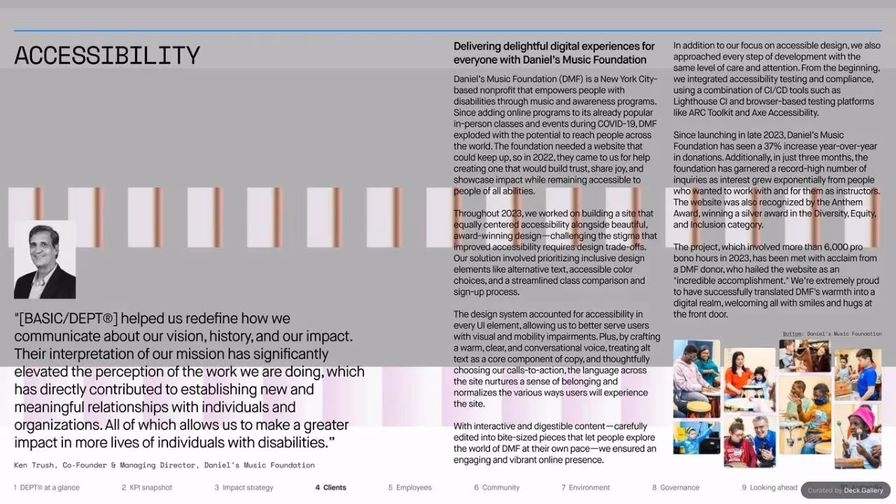 DEPT Impact Report 2023, slide 36