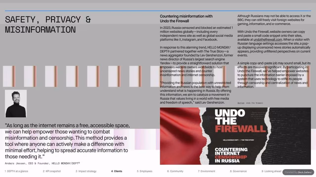 DEPT Impact Report 2023, slide 38