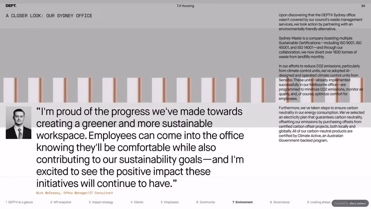 DEPT Impact Report 2023, slide 84