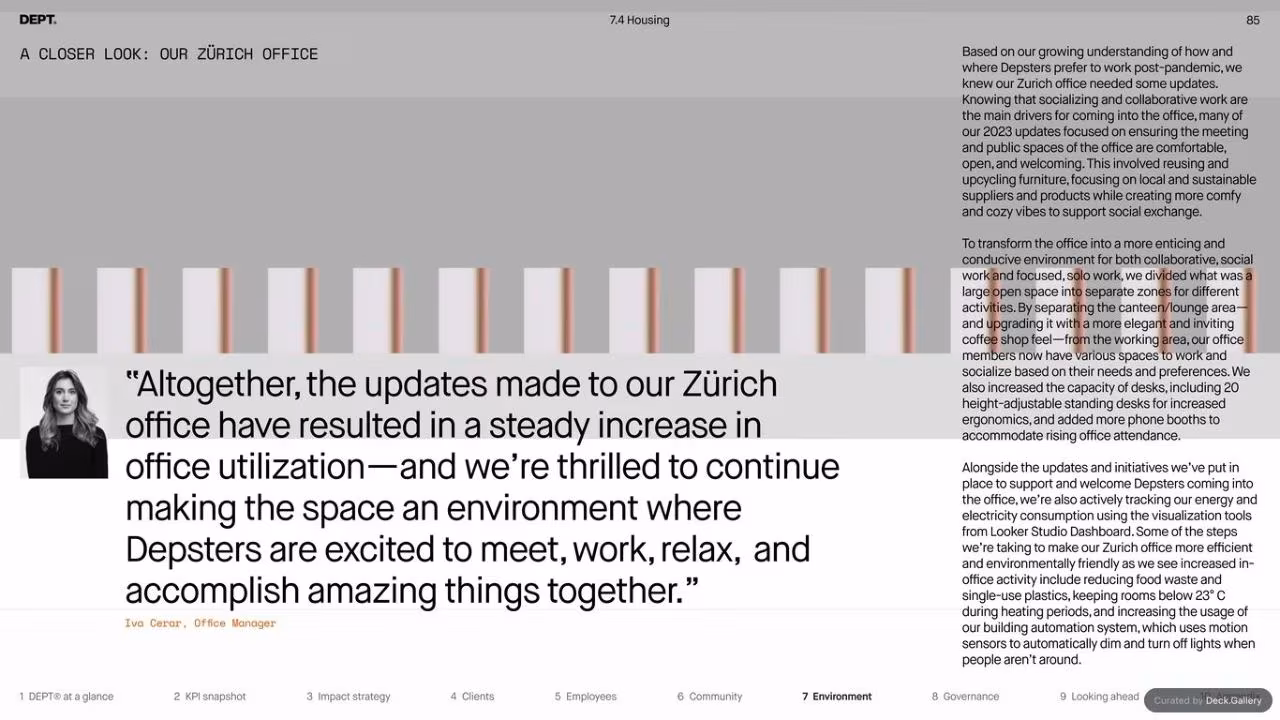 DEPT Impact Report 2023, slide 85