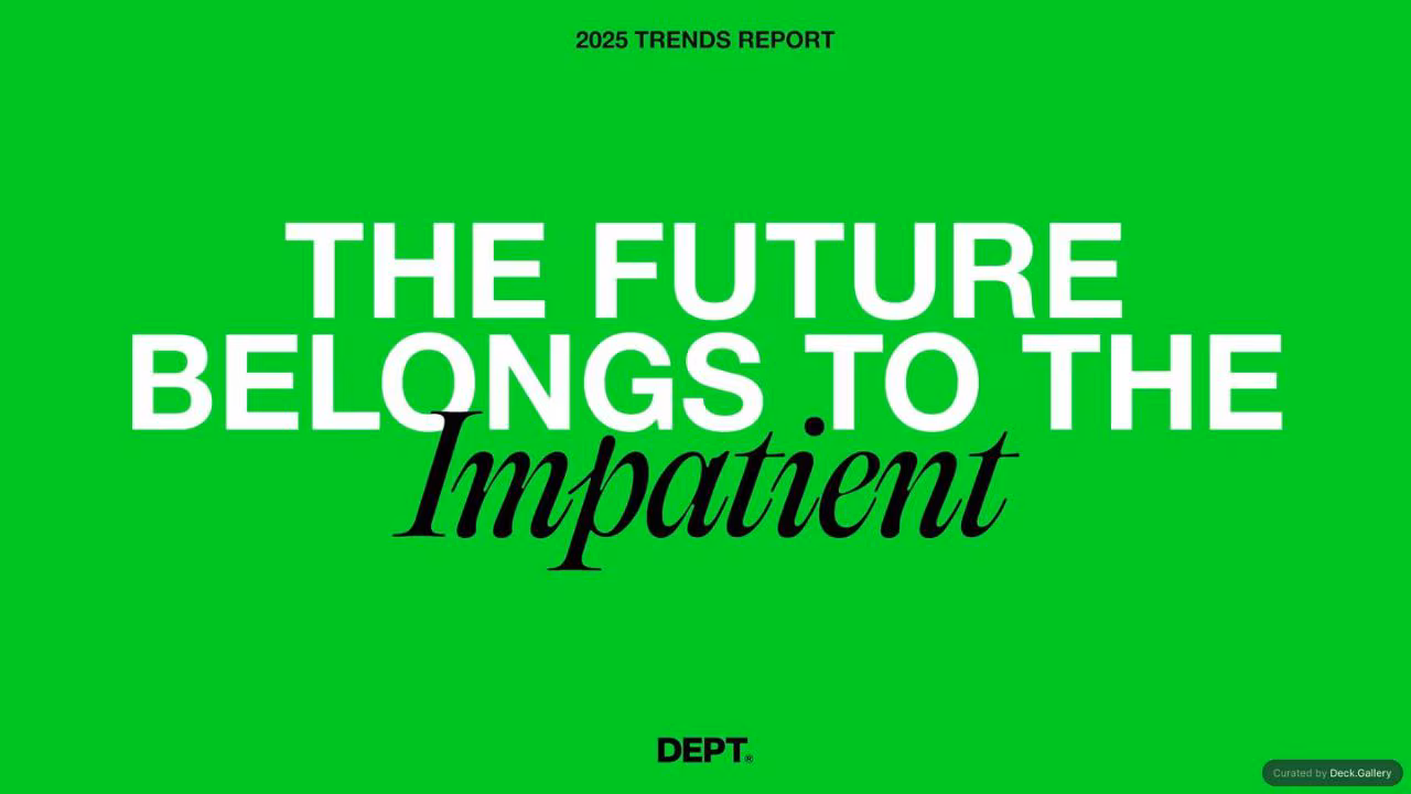 DEPT. Trends 2025