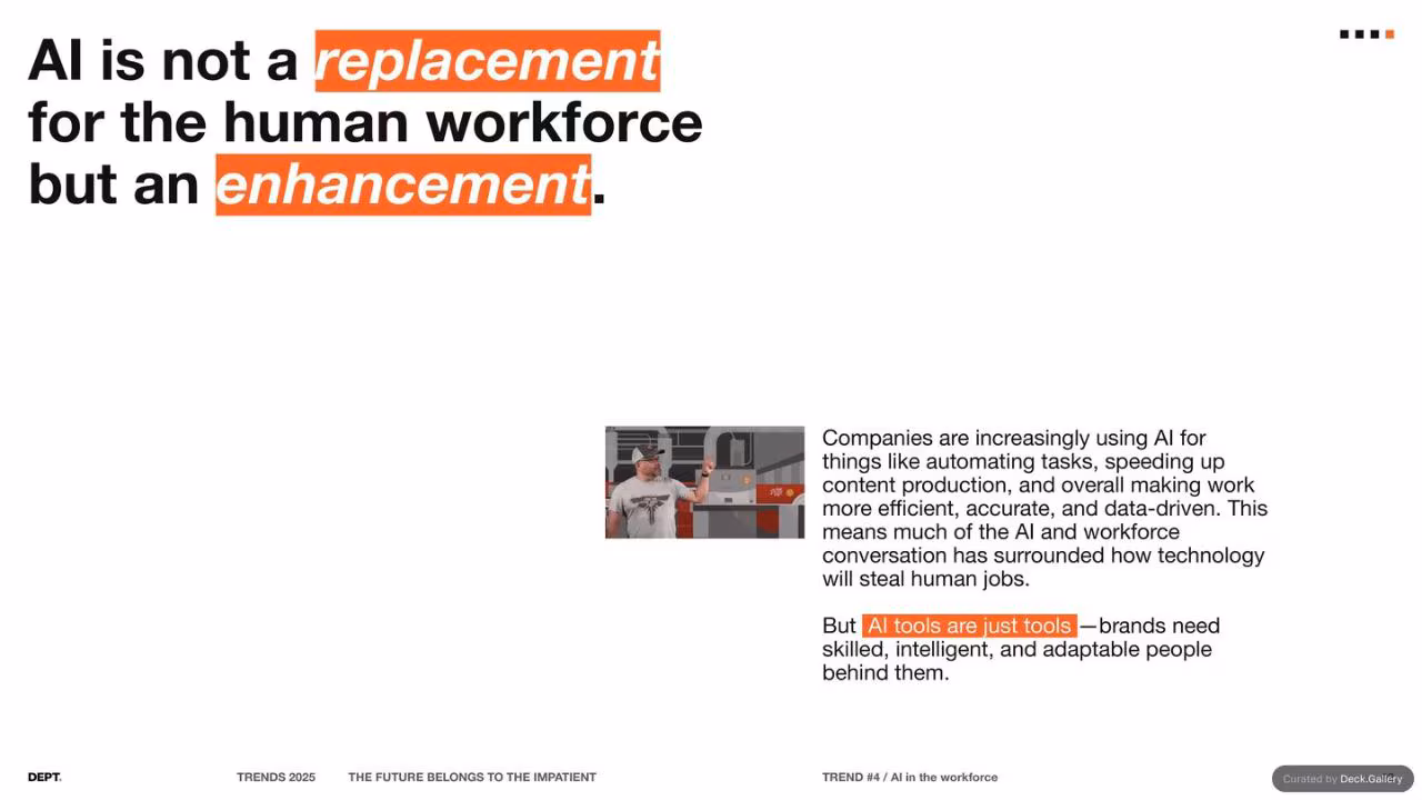 DEPT. Trends 2025, slide 42