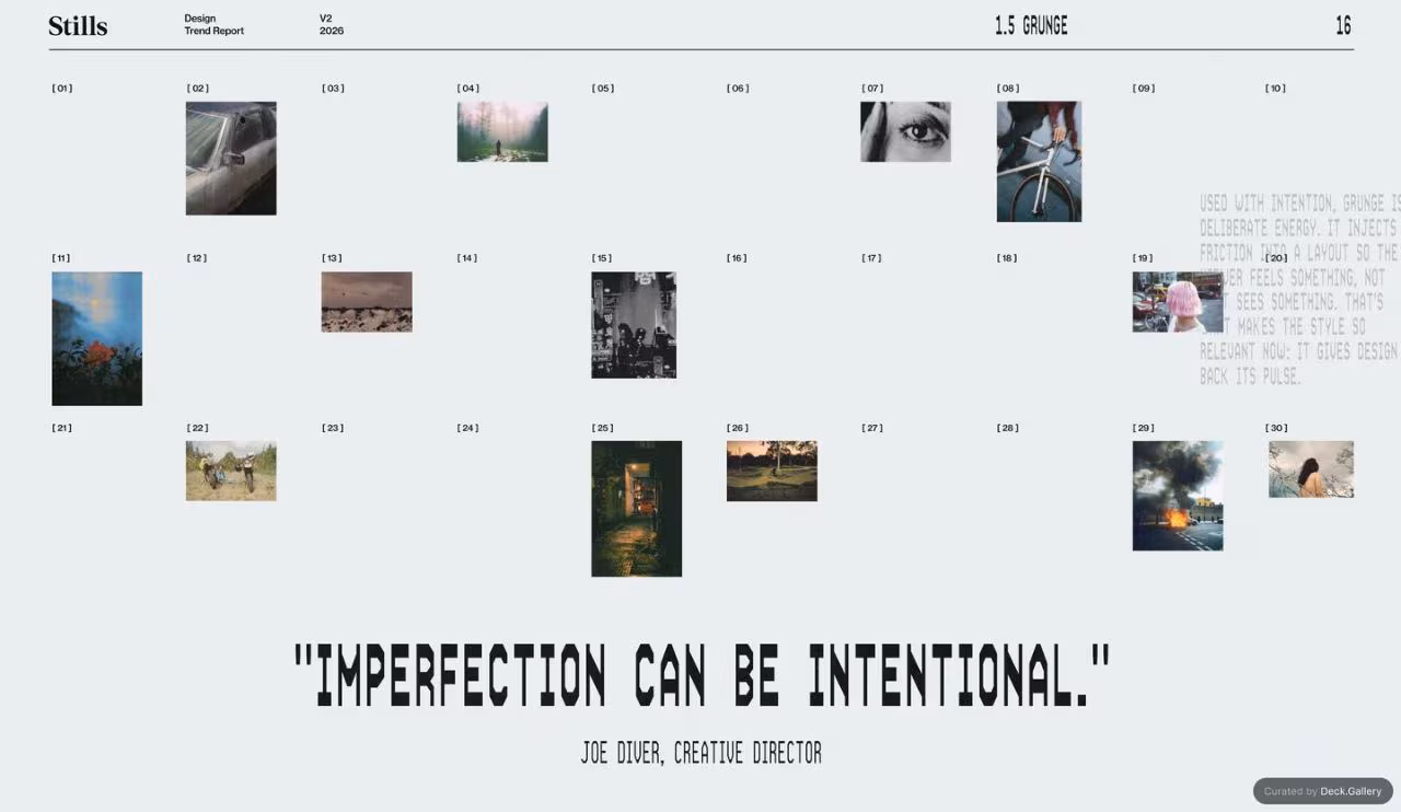 Stills Design Trend Report 2026, slide 18