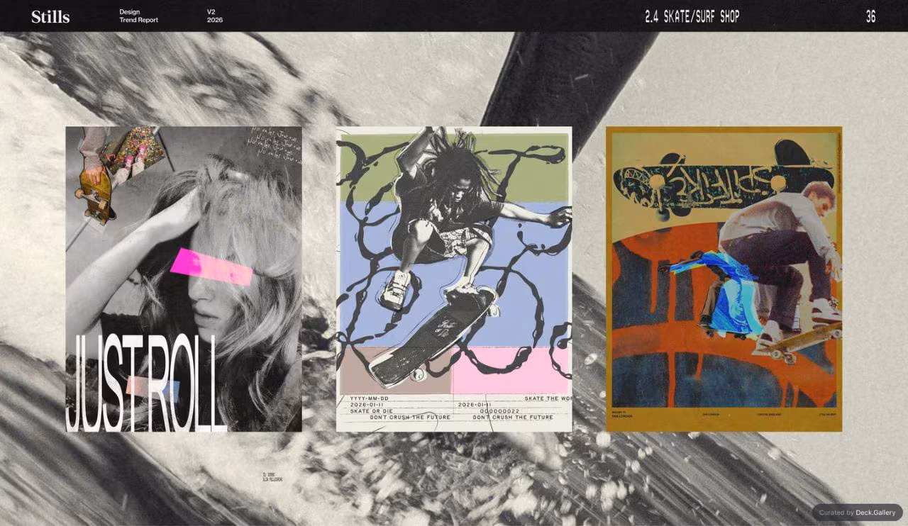 Stills Design Trend Report 2026, slide 38