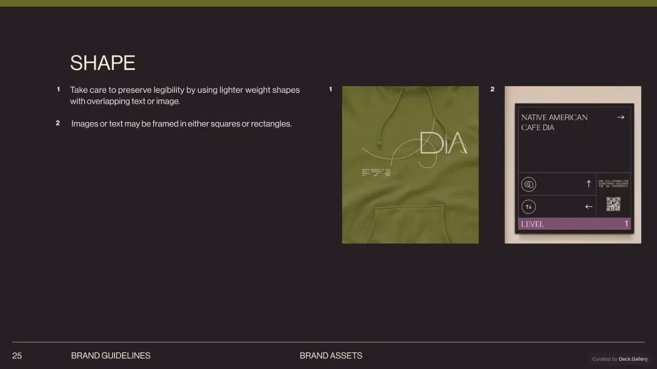 Detroit Institute of Arts Brand Guidelines, slide 25