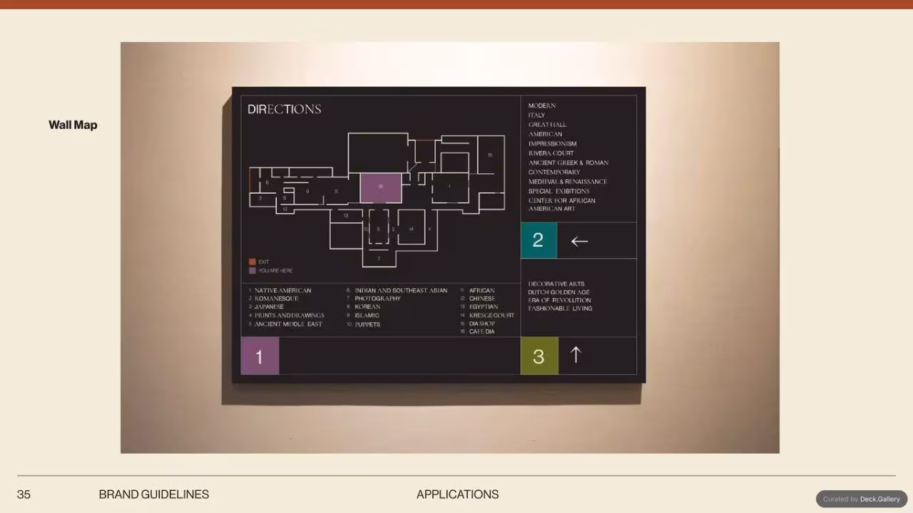 Detroit Institute of Arts Brand Guidelines, slide 35