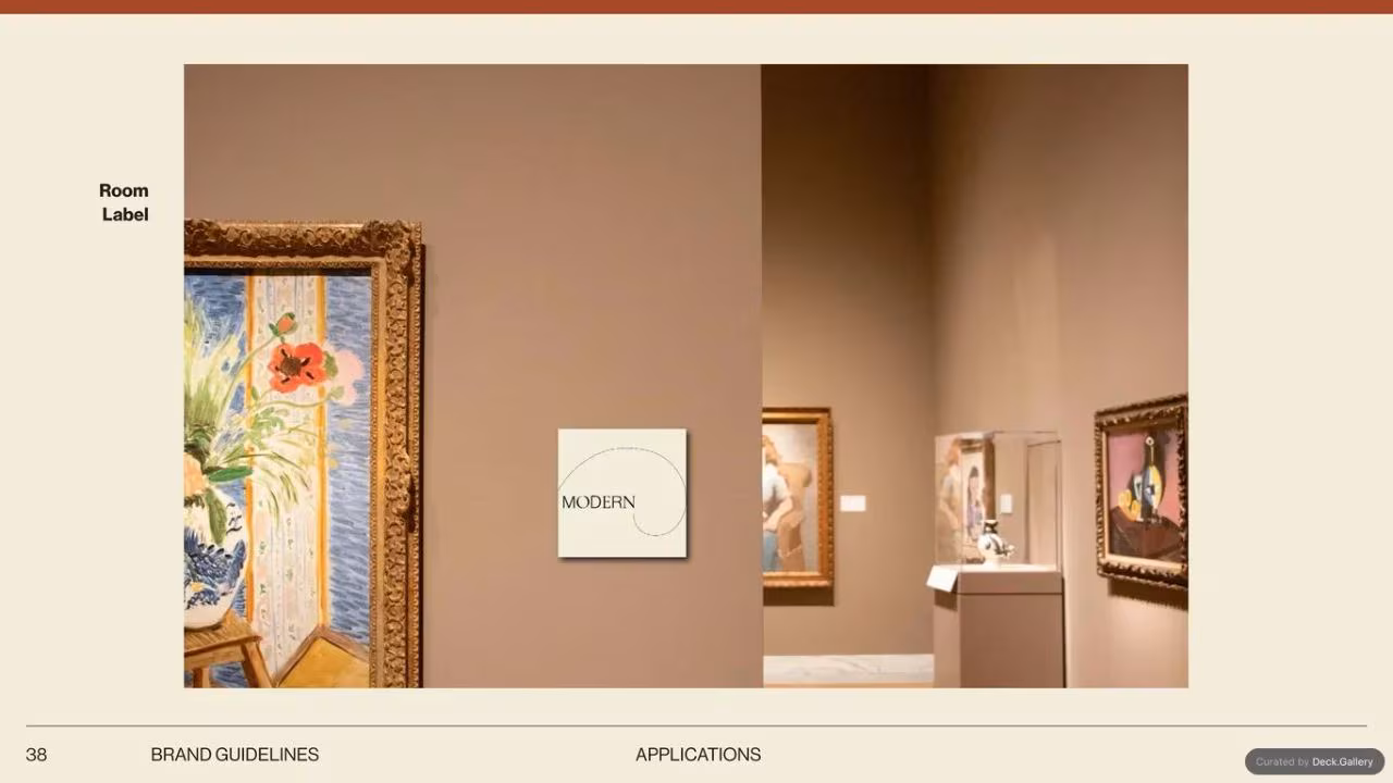 Detroit Institute of Arts Brand Guidelines, slide 38