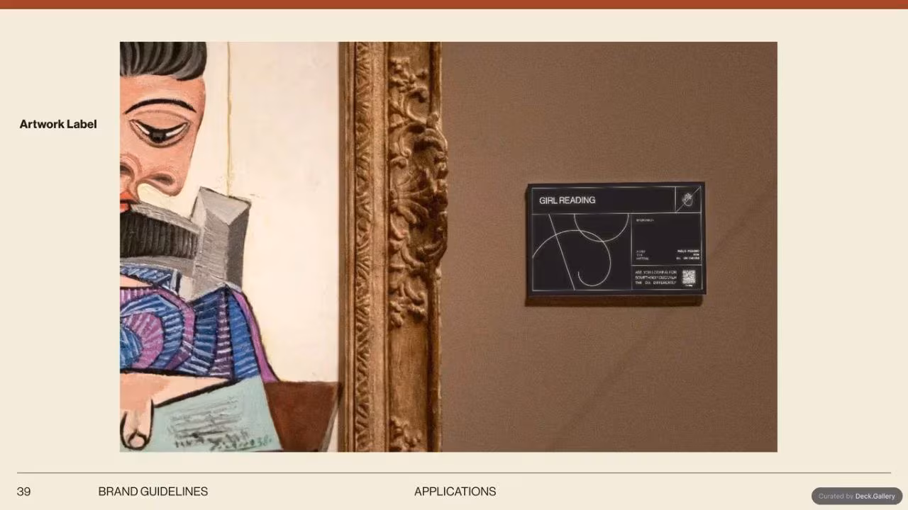 Detroit Institute of Arts Brand Guidelines, slide 39