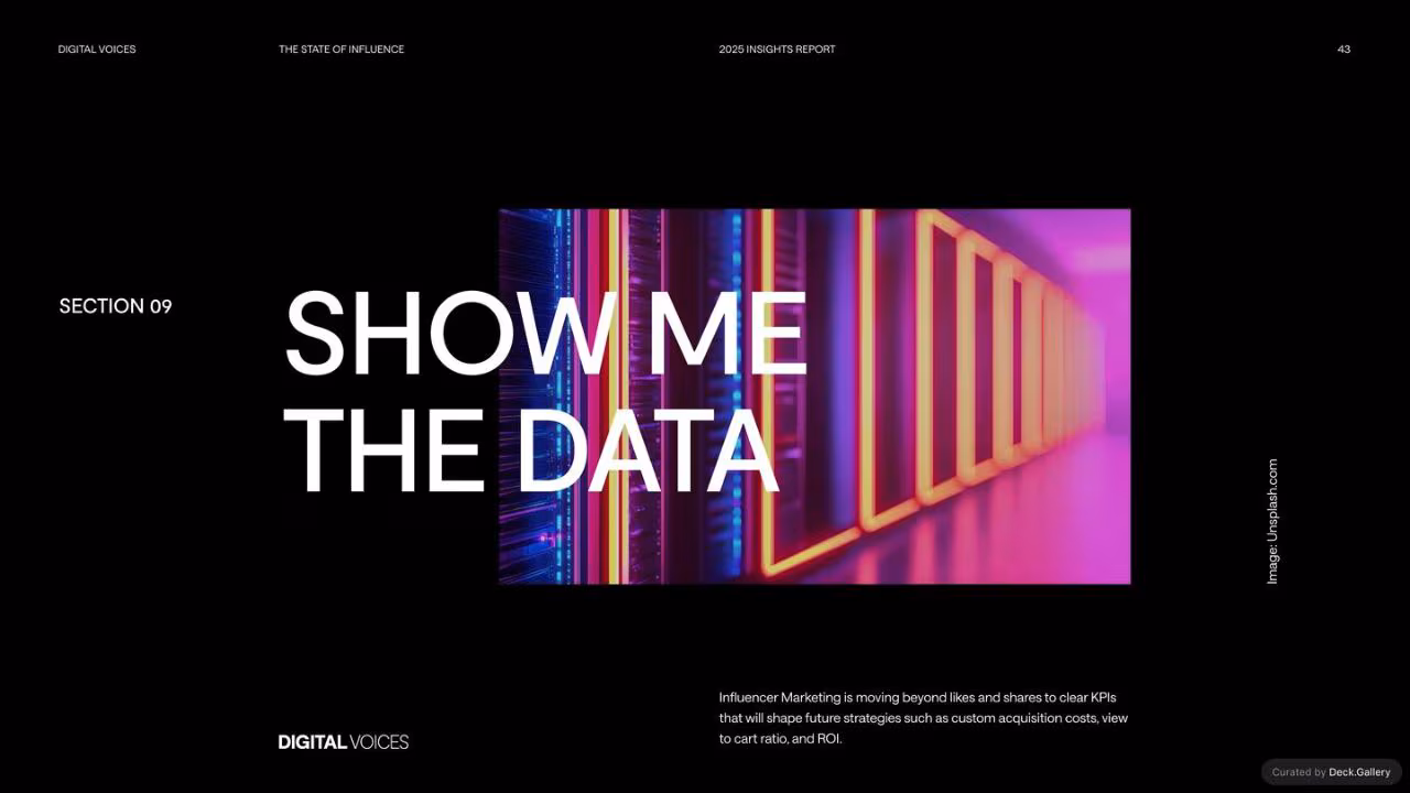 Digital Voices: The State of Influence 2025, slide 43