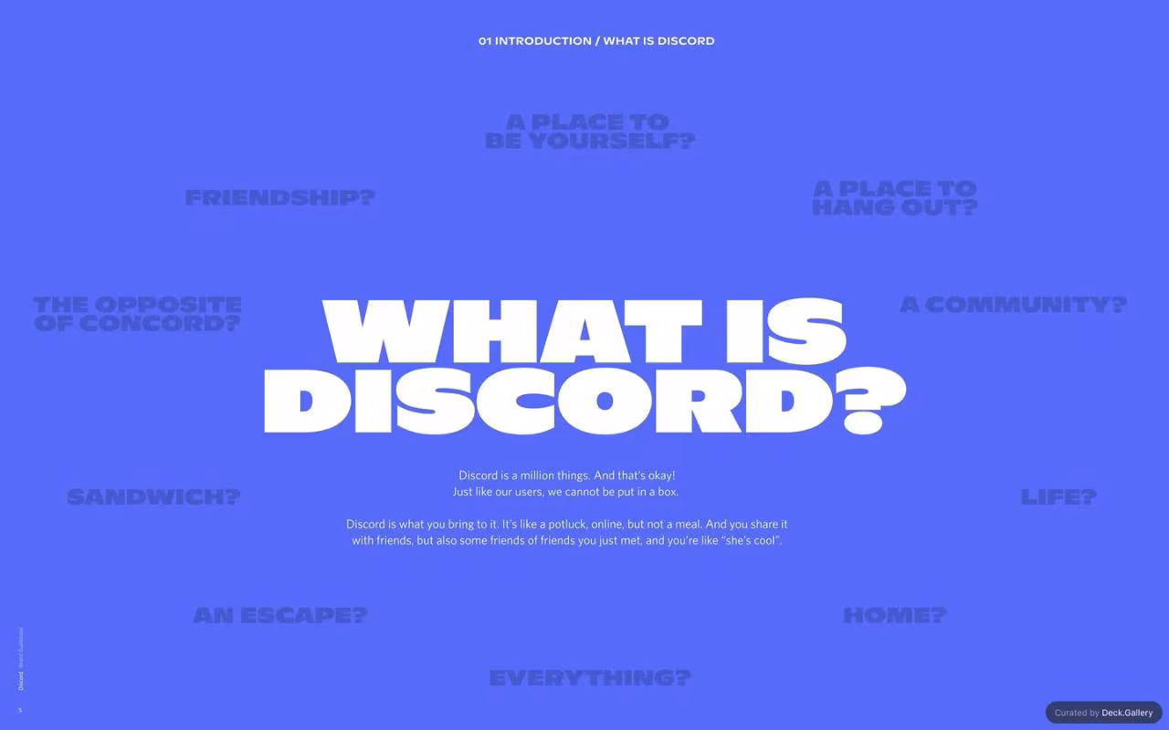 Discord Brand Guidelines 2021, slide 5