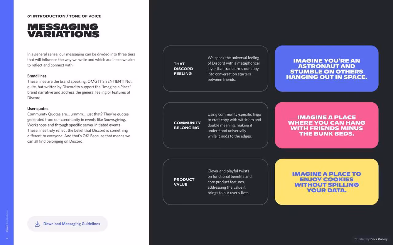 Discord Brand Guidelines 2021, slide 12