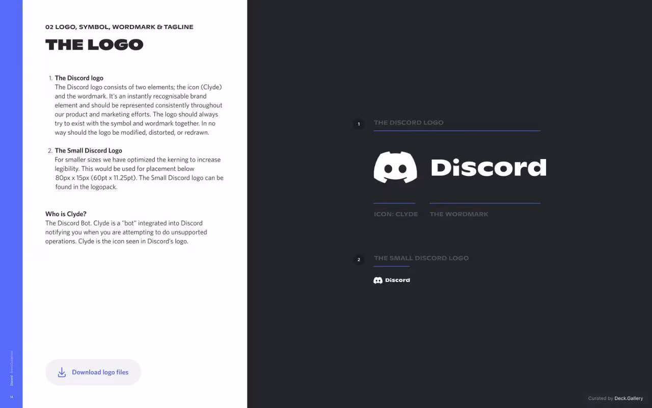 Discord Brand Guidelines 2021, slide 14
