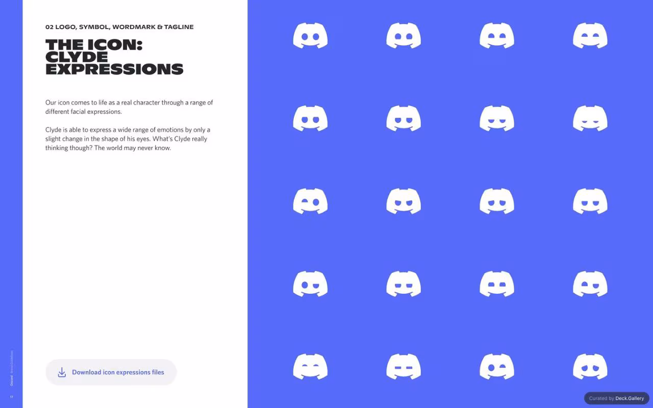 Discord Brand Guidelines 2021, slide 17