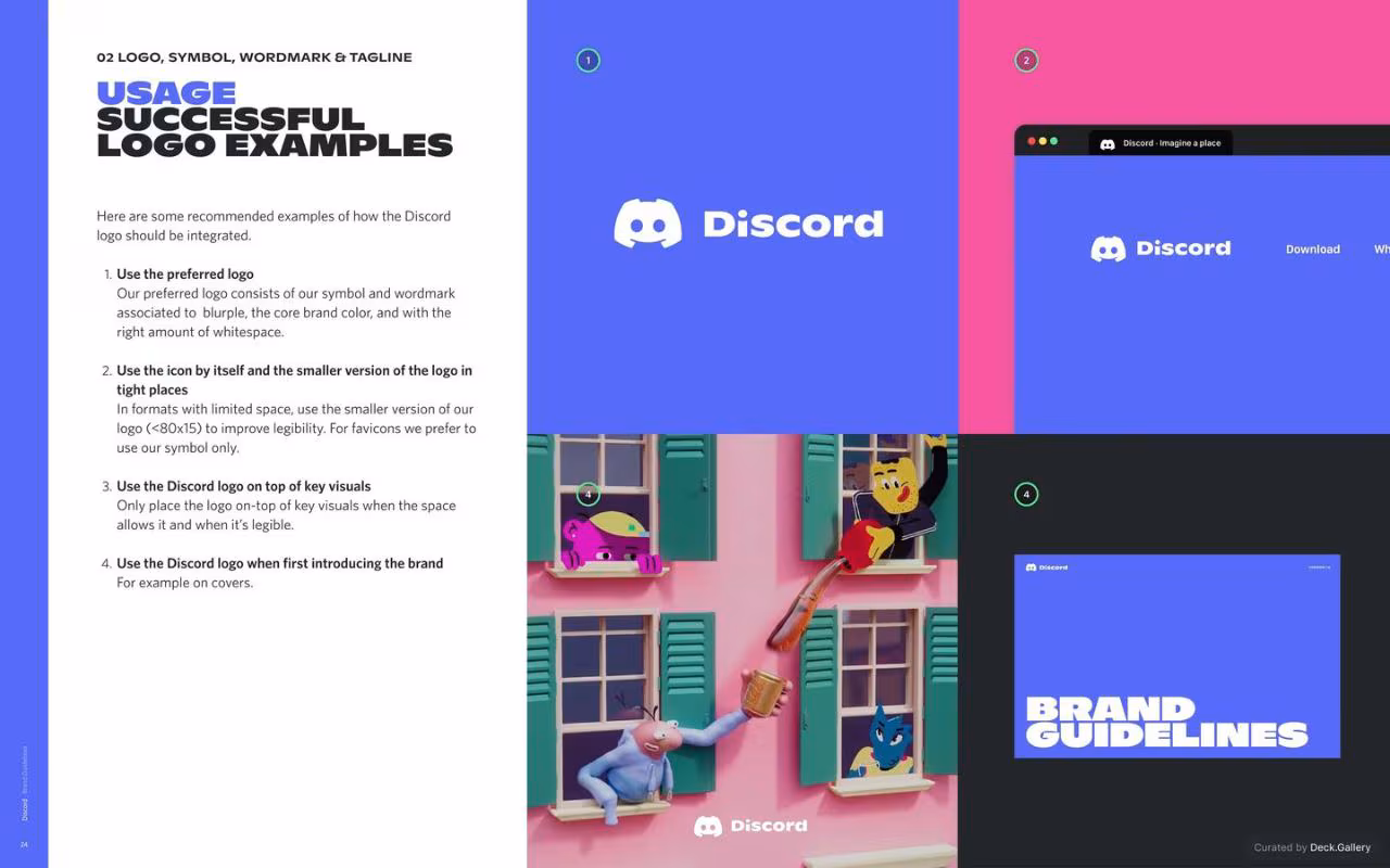 Discord Brand Guidelines 2021, slide 24