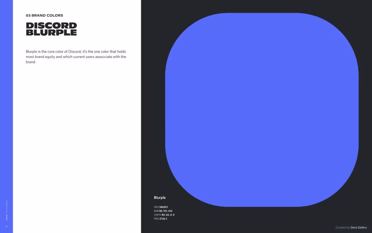 Discord Brand Guidelines 2021, slide 27