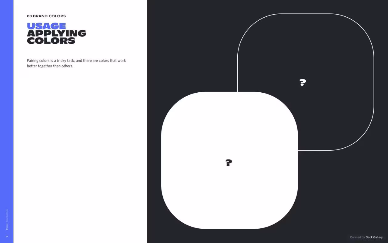 Discord Brand Guidelines 2021, slide 29