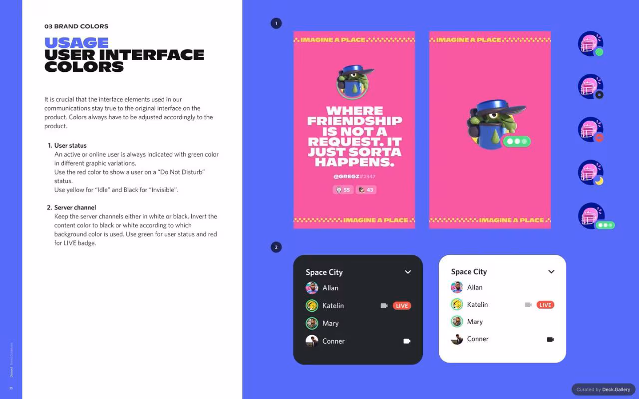 Discord Brand Guidelines 2021, slide 35