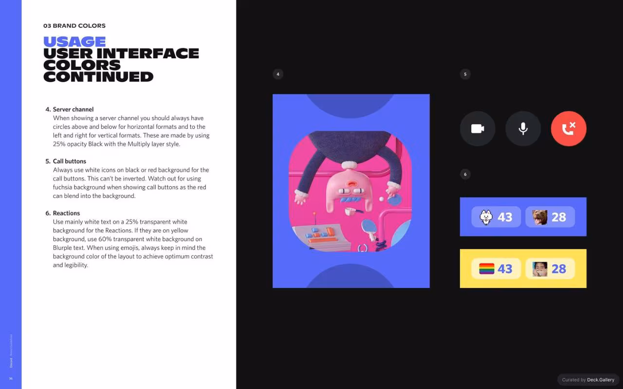 Discord Brand Guidelines 2021, slide 36