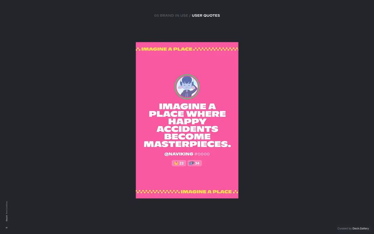 Discord Brand Guidelines 2021, slide 61