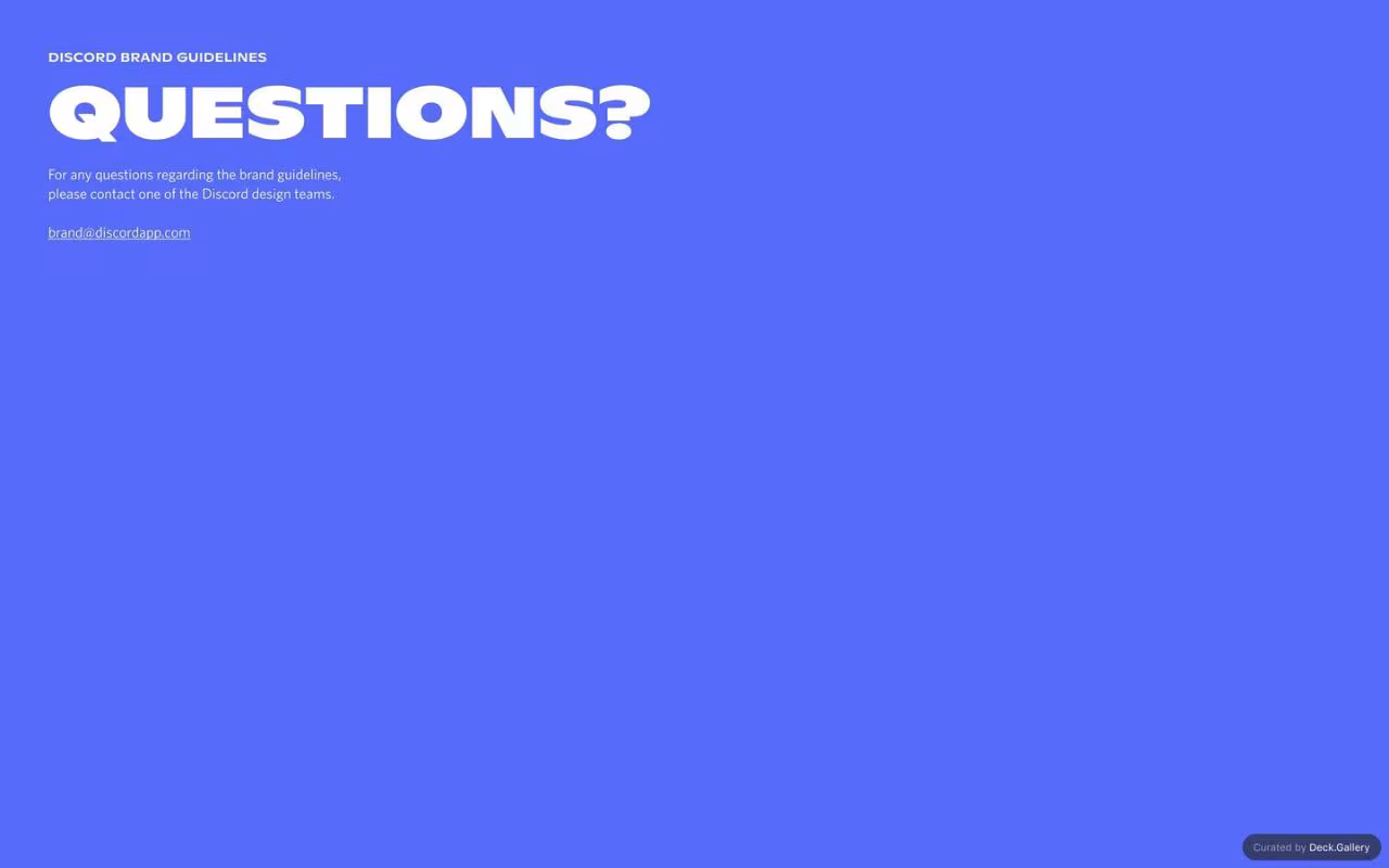 Discord Brand Guidelines 2021, slide 73