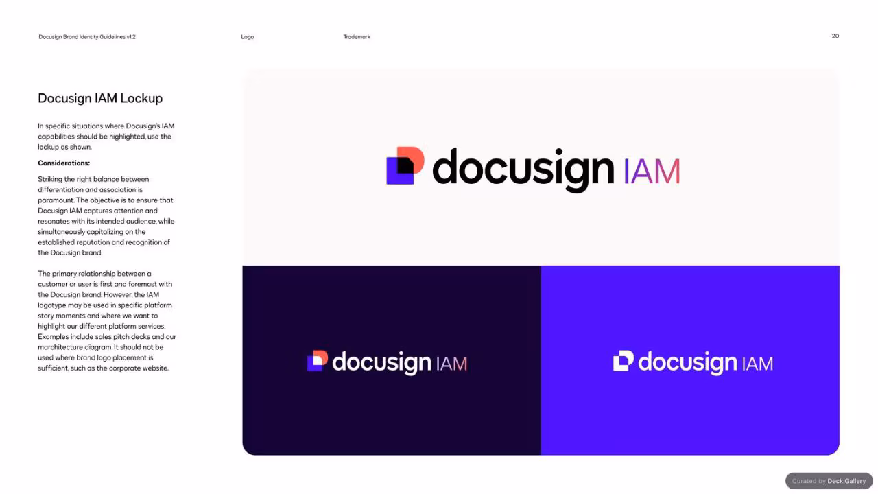 Docusign Brand Identity Guidelines 2024, slide 20