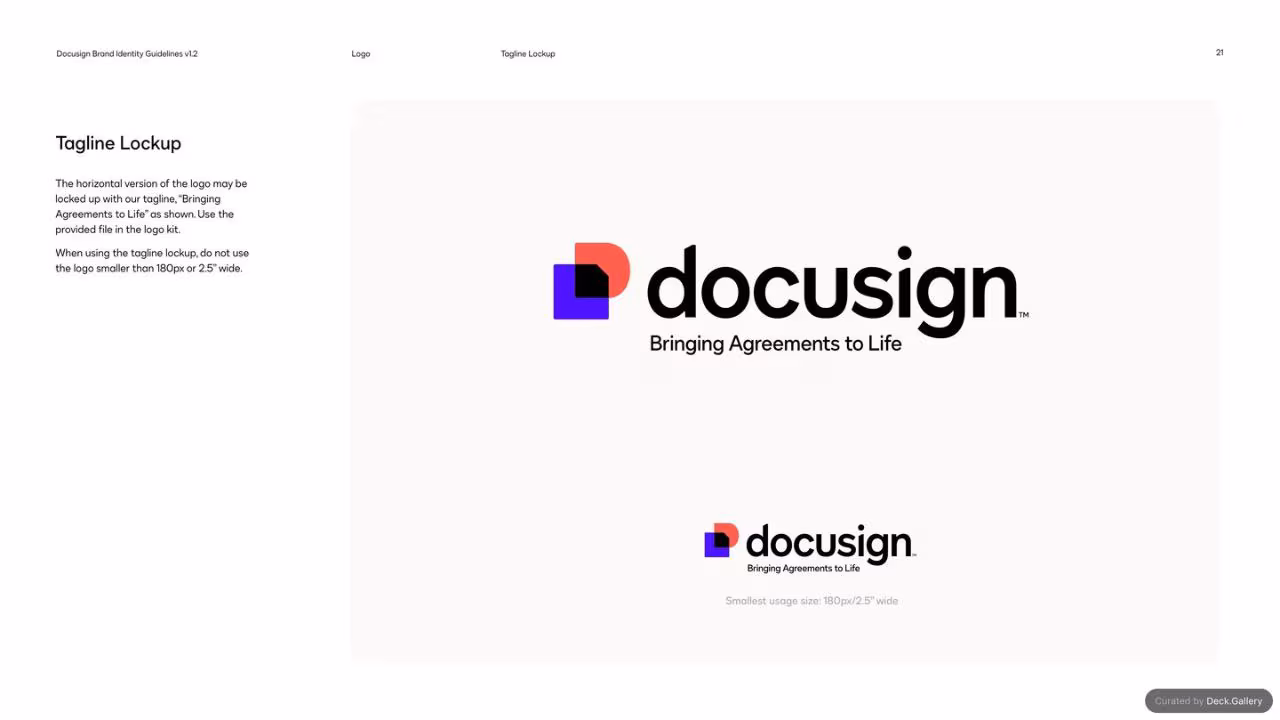 Docusign Brand Identity Guidelines 2024, slide 21